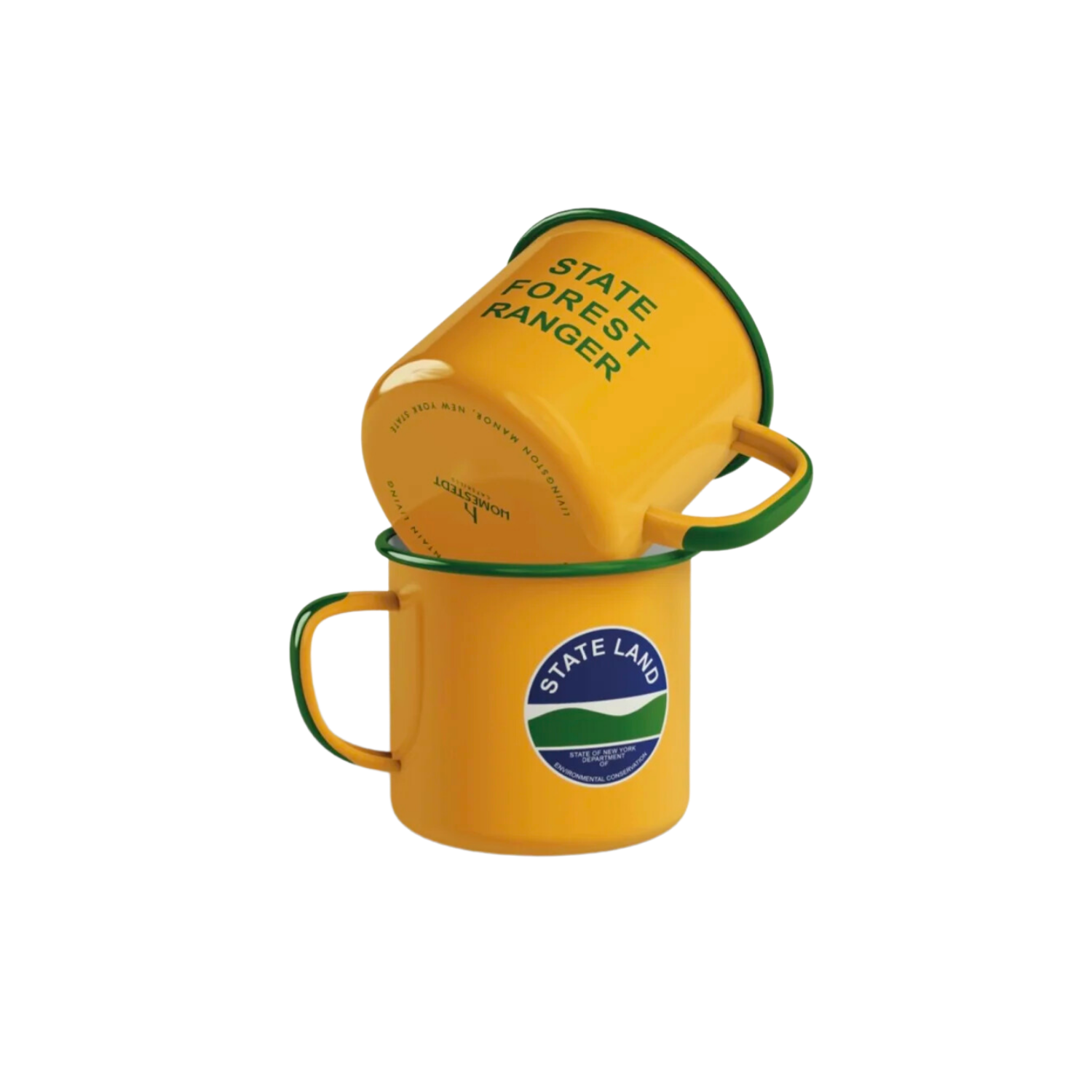 Homestedt Custom Enamelware Mug - State Forest Ranger